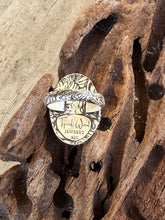 Load image into Gallery viewer, Amazonite with Bronze Composite Ring - Size 9
