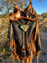 Load image into Gallery viewer, Handmade Sterling Silver Royston Turquoise Bag Bolo
