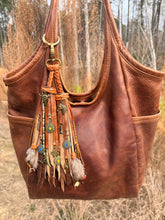 Load image into Gallery viewer, Handmade Braided Double Leather Cowhide Tassel - Western Theme

