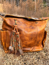 Load image into Gallery viewer, Handmade Braided Double Leather Cowhide Tassel - Western Theme
