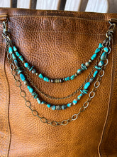 Load image into Gallery viewer, Custom Order for turquoise bag necklace
