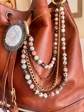 Load image into Gallery viewer, &quot;Solar Serenade&quot; Multi-Strand Beaded Bag Necklace
