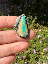 Load image into Gallery viewer, Royston Ribbon Turquoise Ring - Size 6.75
