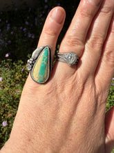Load image into Gallery viewer, Royston Ribbon Turquoise Ring - Size 6.75
