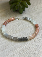 Load image into Gallery viewer, Handmade Sterling Silver Natural AAA Moonstone Gemstone Bracelet
