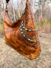 Load image into Gallery viewer, RESERVED - Custom Turquoise bag necklace for Jillian
