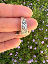 Load image into Gallery viewer, Up-cycled Vintage Sterling Silver Spoon Ring - Size 11.5 (adjustable)
