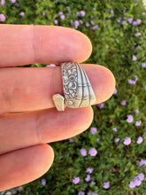 Load image into Gallery viewer, Up-cycled Vintage Sterling Silver Spoon Ring - Size 8 (adjustable)
