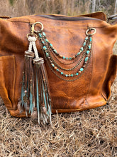 Load image into Gallery viewer, Handmade Braided Double Leather Cowhide Tassel
