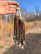 Load image into Gallery viewer, Handmade Braided Double Leather Cowhide Tassel
