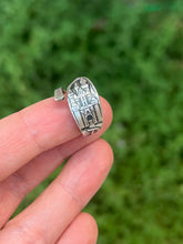 Load image into Gallery viewer, Handmade Vintage Up-Cycled Sterling Silver Walt Disney Productions Disneyland Spoon Ring

