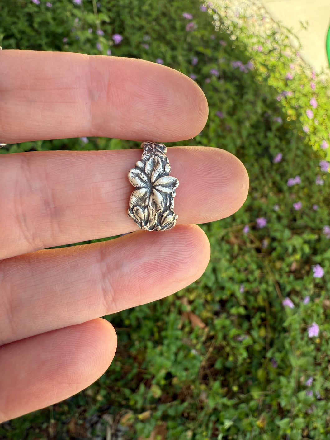 Handmade Vintage Up-Cycled Sterling Silver Wallace Spoon Ring - Size 5.5 (adjustable)
