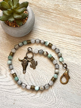 Load image into Gallery viewer, Prairie Sunset Gemstone Beaded Bag Bracelet
