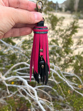 Load image into Gallery viewer, Handmade Cowhide Leather Clip Tassel
