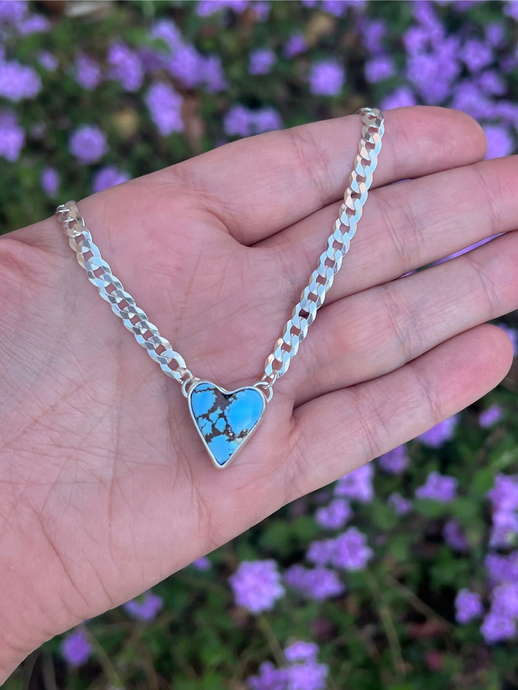 Golden Hills Turquoise Heart Necklace