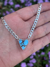 Load image into Gallery viewer, Golden Hills Turquoise Heart Necklace
