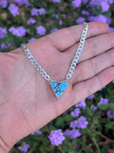 Load image into Gallery viewer, Golden Hills Turquoise Heart Necklace
