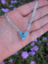 Load image into Gallery viewer, Golden Hills Turquoise Heart Necklace
