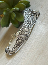 Load image into Gallery viewer, Handmade Vintage Up-Cycled Sterling Silver Souvenir State Spoon Bracelet KENTUCKY
