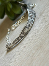 Load image into Gallery viewer, Handmade Vintage Up-Cycled Sterling Silver Souvenir State Spoon Bracelet KENTUCKY
