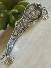 Load image into Gallery viewer, Handmade Vintage Up-Cycled Sterling Silver Souvenir State Spoon Bracelet MICHIGAN
