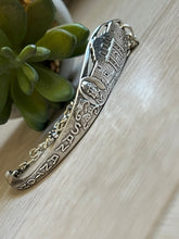 Load image into Gallery viewer, Handmade Vintage Up-Cycled Sterling Silver Souvenir State Spoon Bracelet SAN ANTONIO, TX
