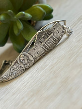 Load image into Gallery viewer, Handmade Vintage Up-Cycled Sterling Silver Souvenir State Spoon Bracelet SAN ANTONIO, TX
