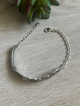 Load image into Gallery viewer, Handmade Vintage Up-Cycled Sterling Silver Souvenir State Spoon Bracelet PENNSYLVANIA
