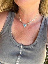 Load image into Gallery viewer, Golden Hills Turquoise Heart Necklace
