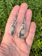 Load image into Gallery viewer, Sterling Silver Wild Horse Jasper Dangle Earrings
