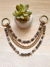 Load image into Gallery viewer, Glowing Ember Multi-Strand Beaded Bag Necklace
