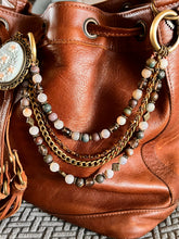 Load image into Gallery viewer, Glowing Ember Multi-Strand Beaded Bag Necklace
