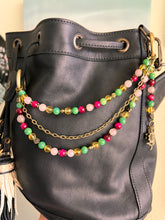 Load image into Gallery viewer, May Flowers Multi-Strand Beaded Bag Necklace
