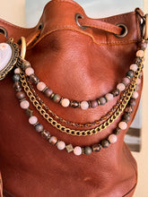 Load image into Gallery viewer, Glowing Ember Multi-Strand Beaded Bag Necklace
