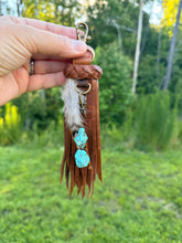 Load image into Gallery viewer, Interchangeable Bag Charm - Turquoise Nugget Only
