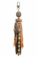 Load image into Gallery viewer, Interchangeable Concho Tassel Bag Charm
