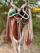 Load image into Gallery viewer, Handmade Sterling Silver Clear Creek Jasper Bag Bolo
