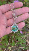 Load and play video in Gallery viewer, Wayfinder Necklace - Hubei Turquoise

