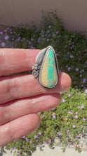 Load and play video in Gallery viewer, Royston Ribbon Turquoise Ring - Size 6.75
