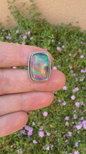 Load and play video in Gallery viewer, Aurora Opal Himalayan Crystal Doublet Ring - Size 7.75
