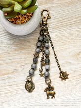 Load image into Gallery viewer, &quot;Capricorn&quot;  Gemstone Beaded Bag Charm
