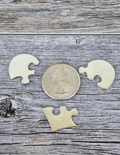 Load image into Gallery viewer, Gift For Mom, Gifts For Mom From Daughters, Mothers Day Gift, Personalized Mom Gift, Hand Stamped heart puzzle piece key chain set, mom
