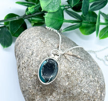 Load image into Gallery viewer, Handmade Sterling Silver Mystic Sage Turquoise and Variscite Pendant Necklace
